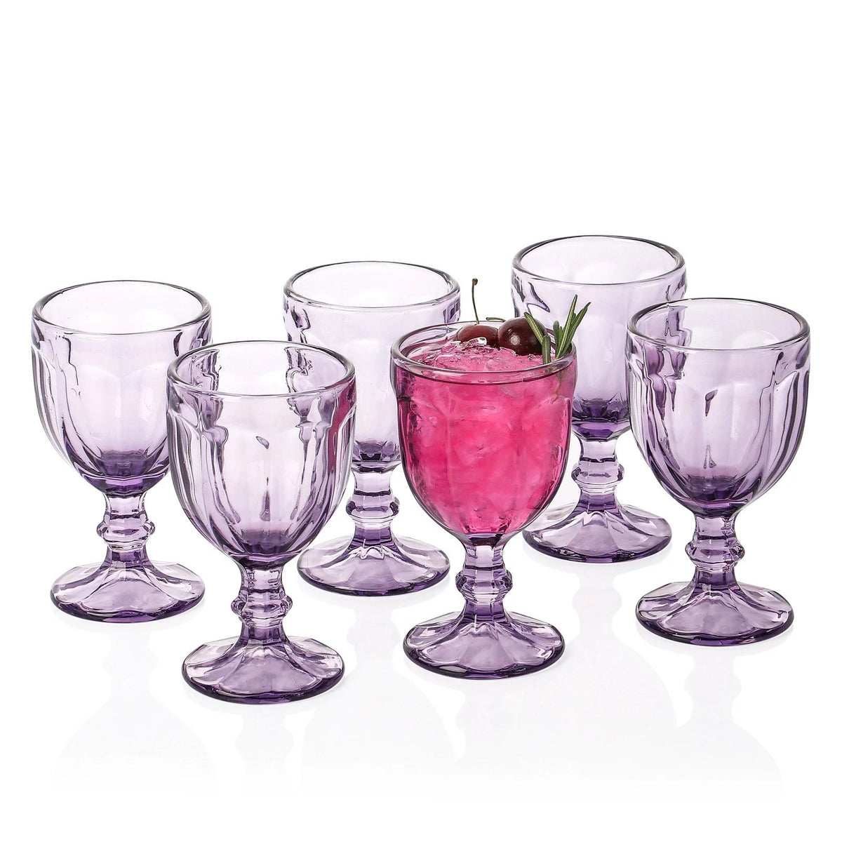 Blue-Purple Beverage Glass Goblets Z329360