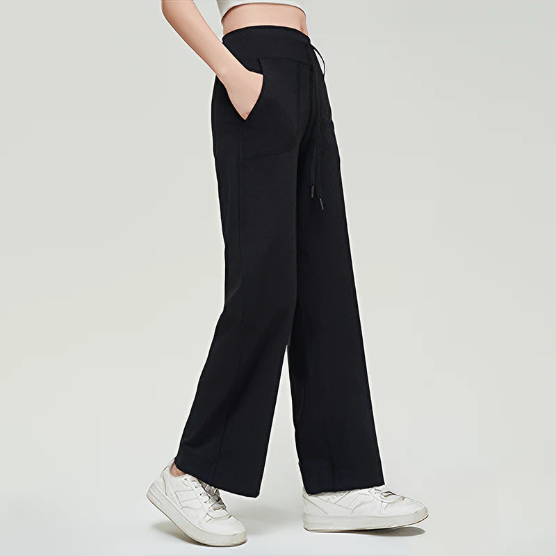 Business Casual High-Waist Wide Leg Pants D5300
