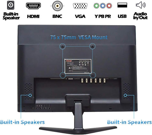 18.5 CCTV Monitor TFT LCD Display 1336x768 Q5085
