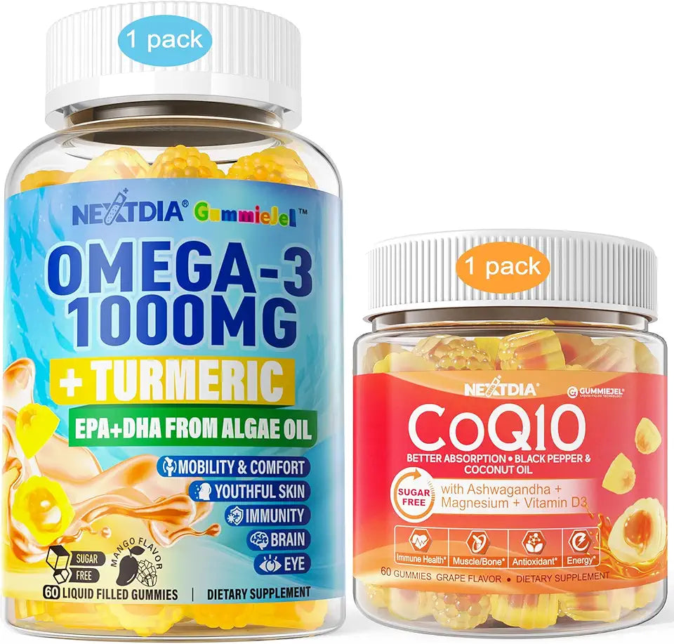 Omega 3 1000mg Coq10 200mg Sugar Free Gummies K417
