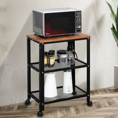 Kitchen Cart with Manufactured Wood Top K422
