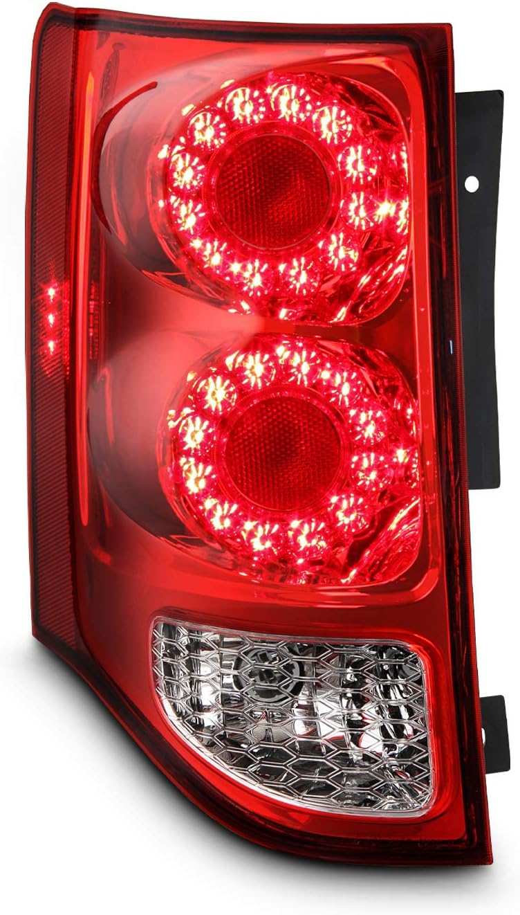 Chrome Red Clear Tail Brake Lights with Turn Signal I434425