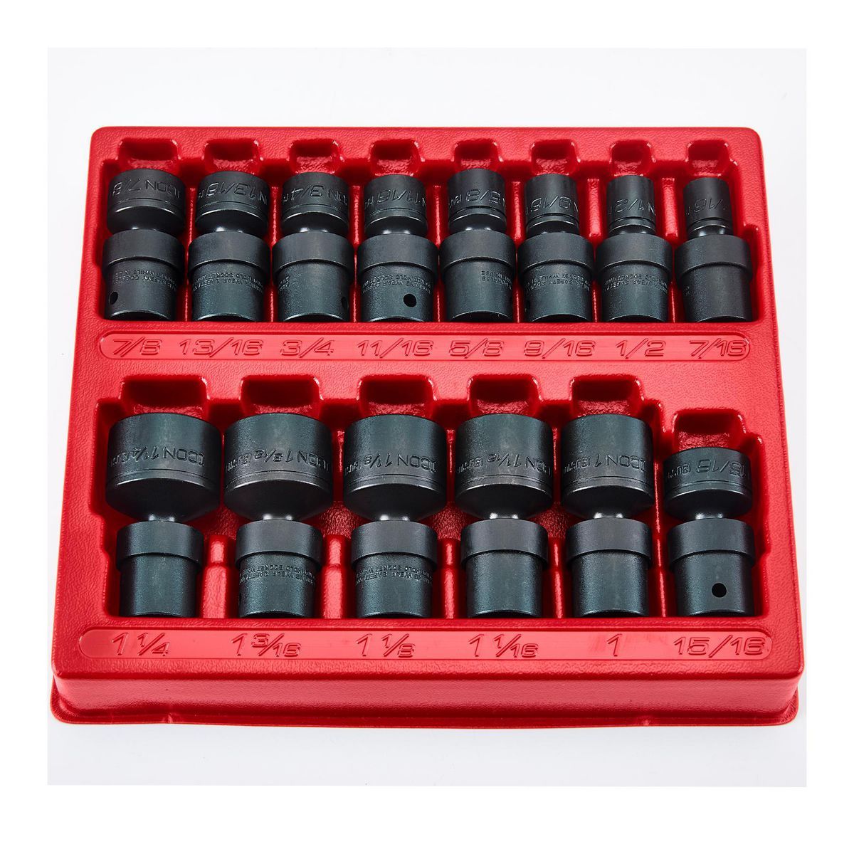 1/2 in. Drive SAE Impact Swivel Socket Set, 14-Piece J954898