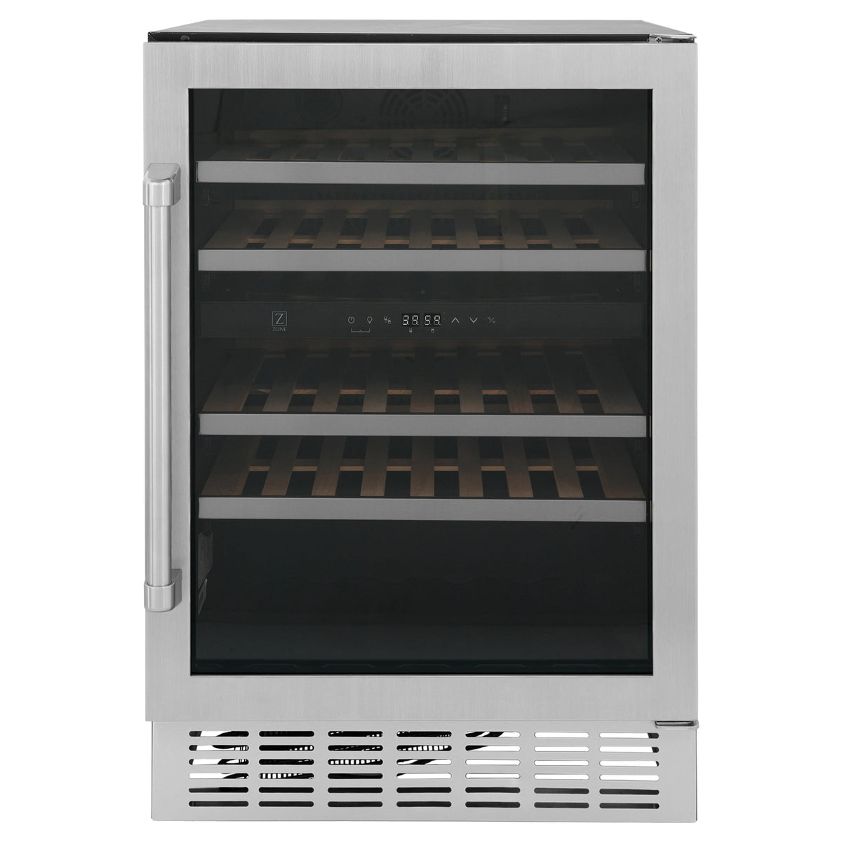 24 Dual Zone 44-Bottle Stainless Steel Wine Cooler J400361