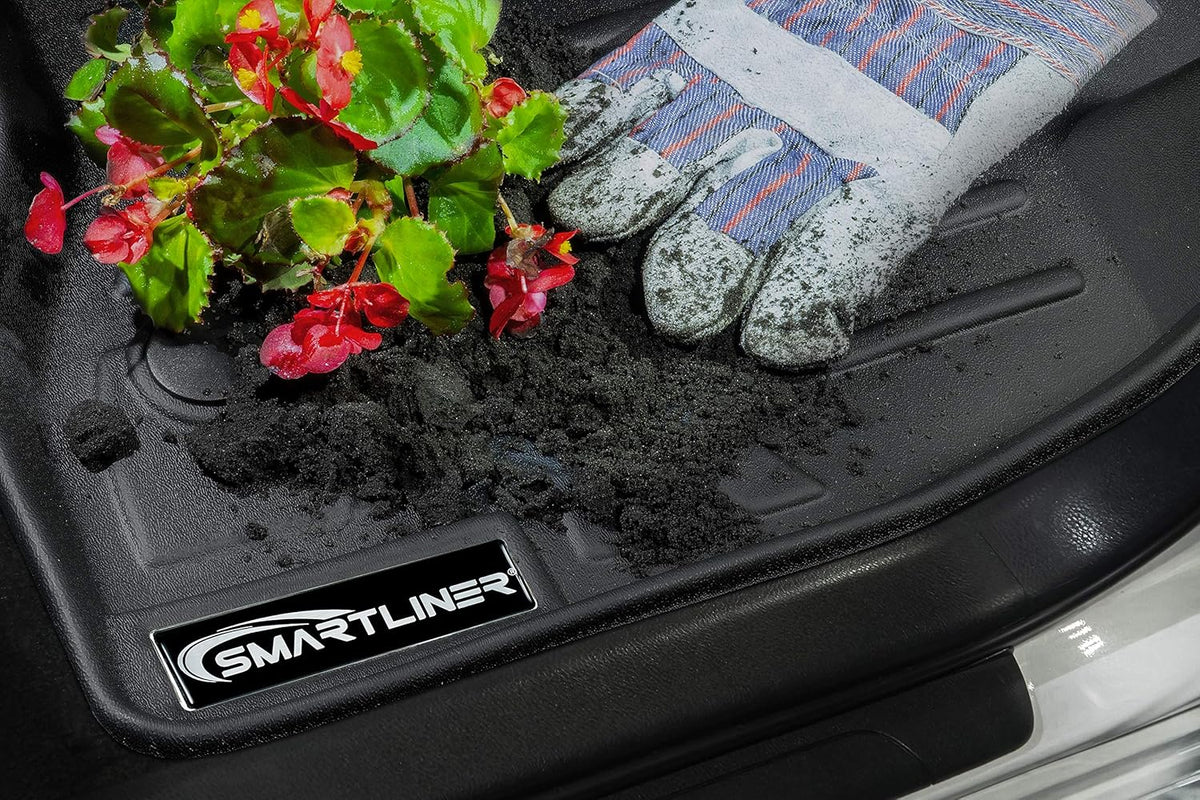 Custom Fit Floor Mats 2 Row Liner Set Black A806