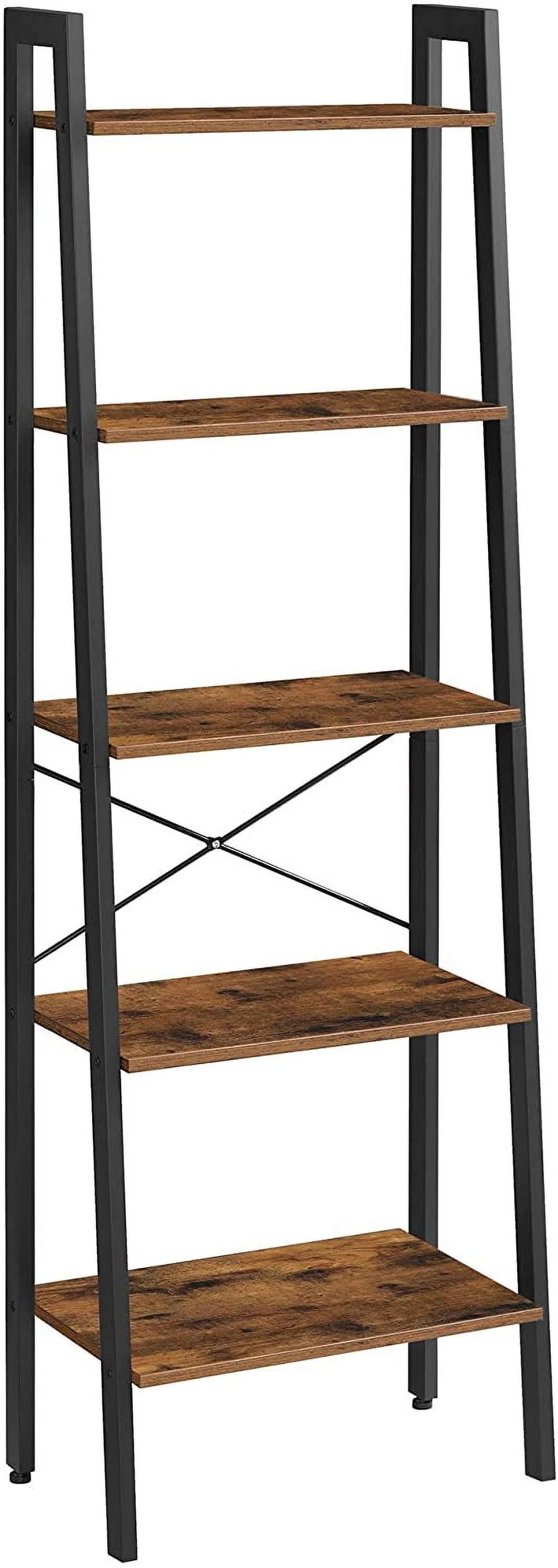 5-Tier Bookshelf and Storage Rack with Metal Frame M991796