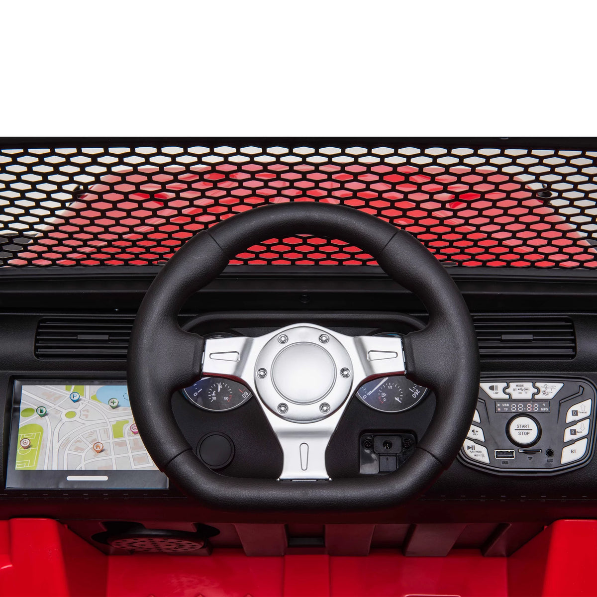 24V Battery Powered Kids Ride On Truck with Remote Control, Red B6735