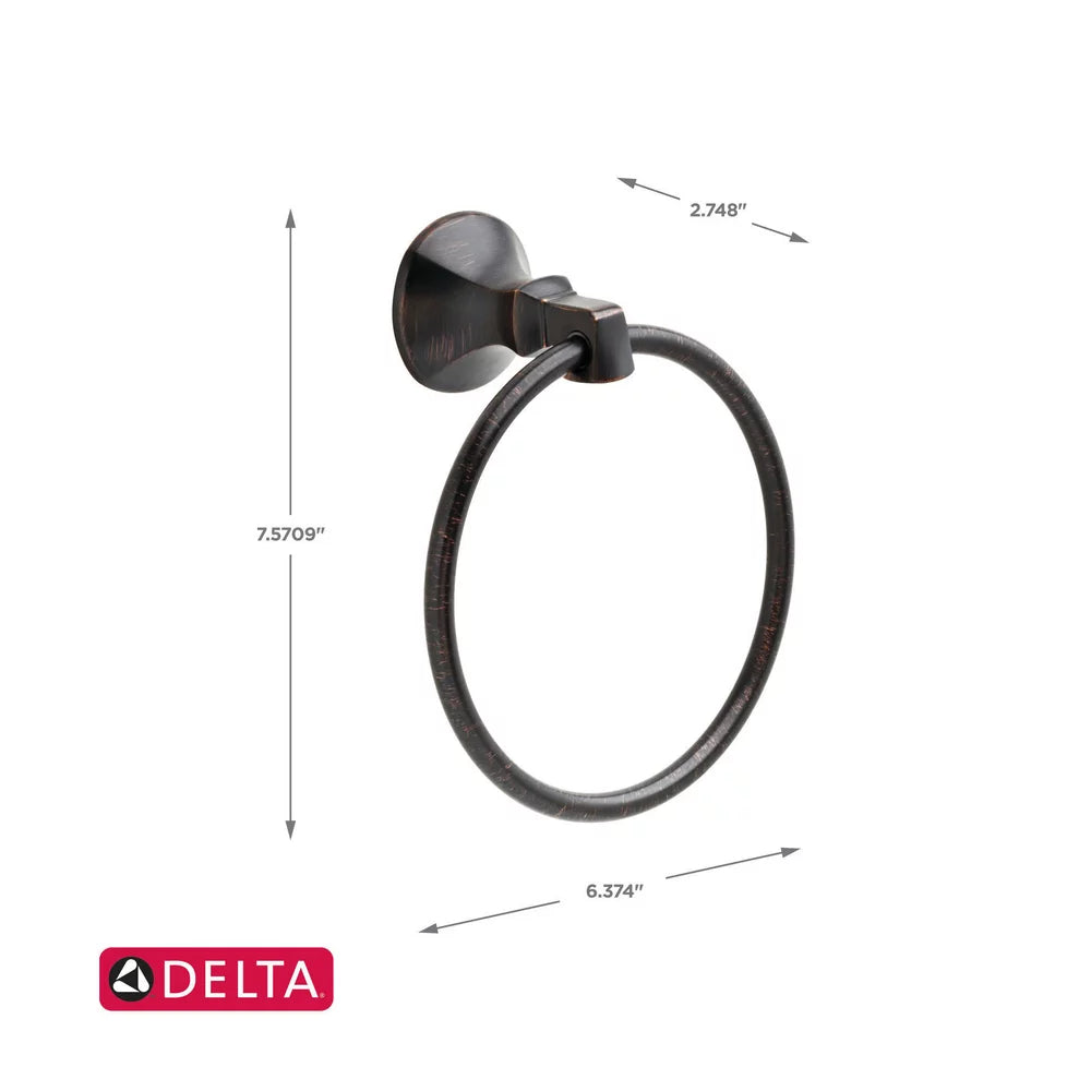 Bronze Wall Mounted Towel Ring D9195