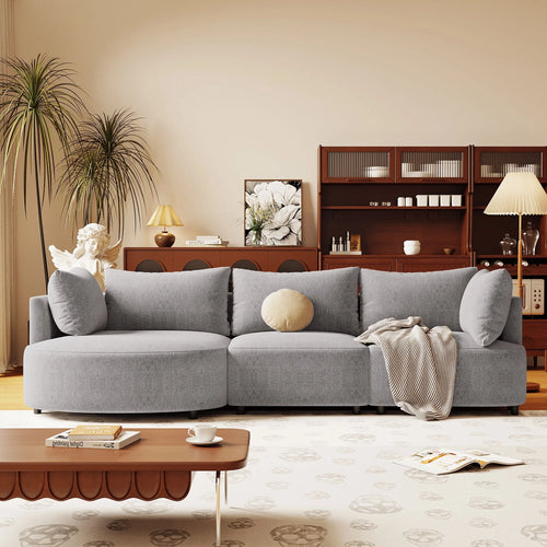 3-Seater Velvet Sofa Couch C2895
