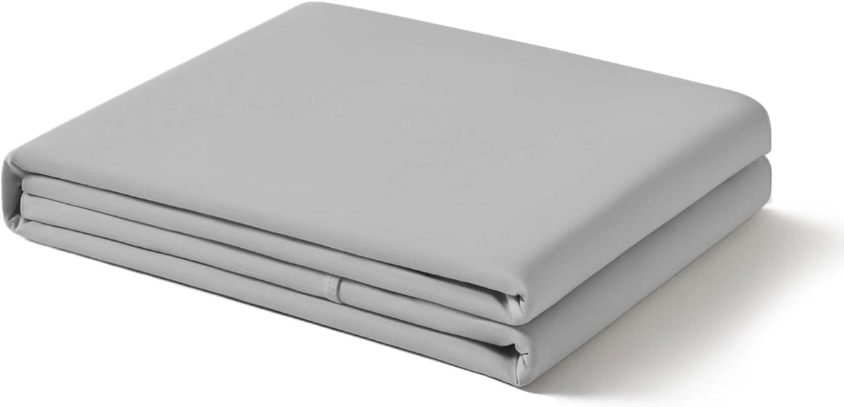 Cooling Flat Sheet, Machine Washable, Cool Gray, King/Cal King N875