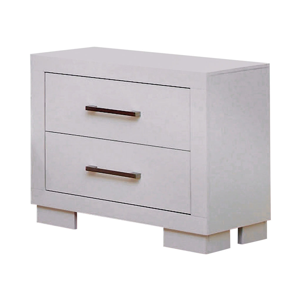 White Contemporary Nightstand T335509