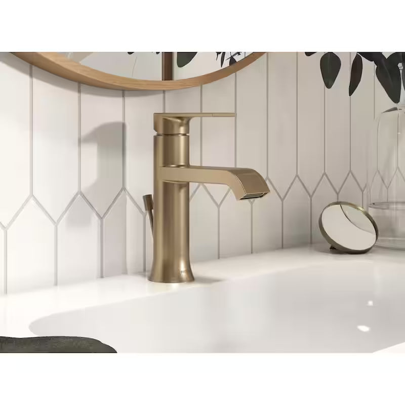 Bronze Gold Single Handle Bathroom Faucet 2-pack F8802