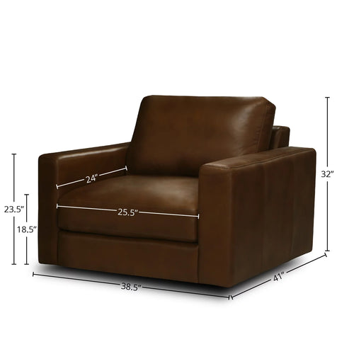 38.5" Wide Upholstered Swivel Chair P838667