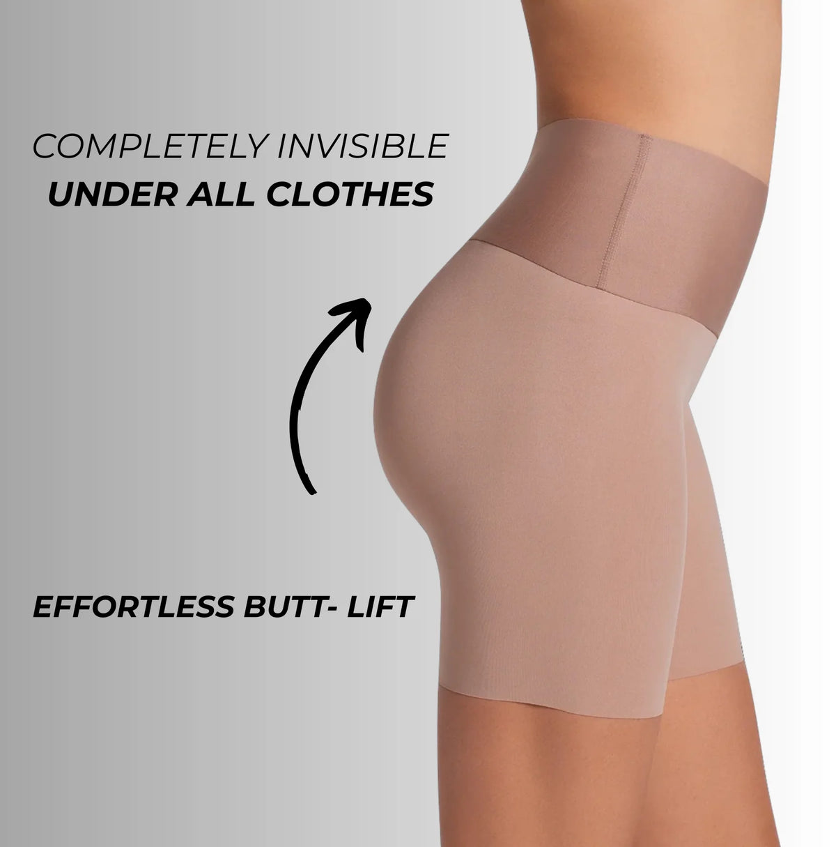High-Waist Tummy Control Shaper Shorts F9367