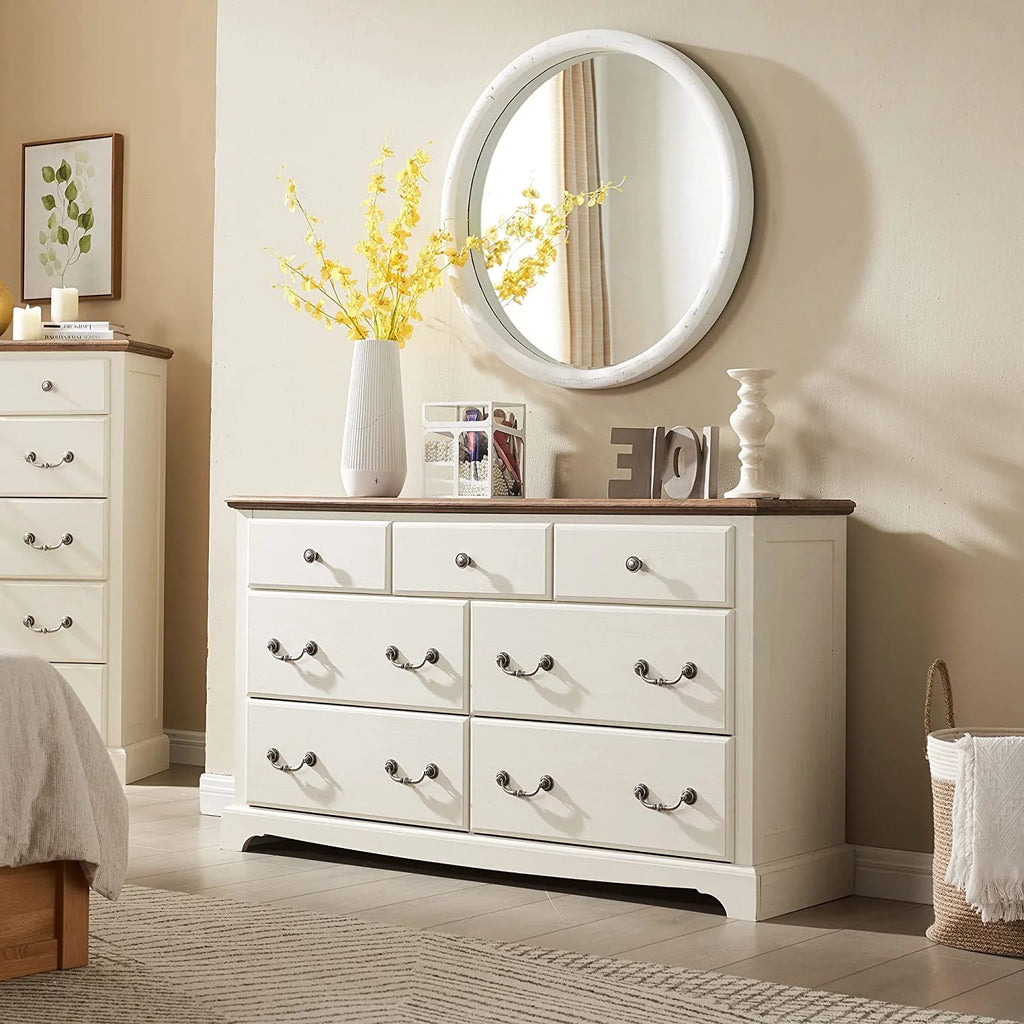 7 Drawer Wood Dresser E87875