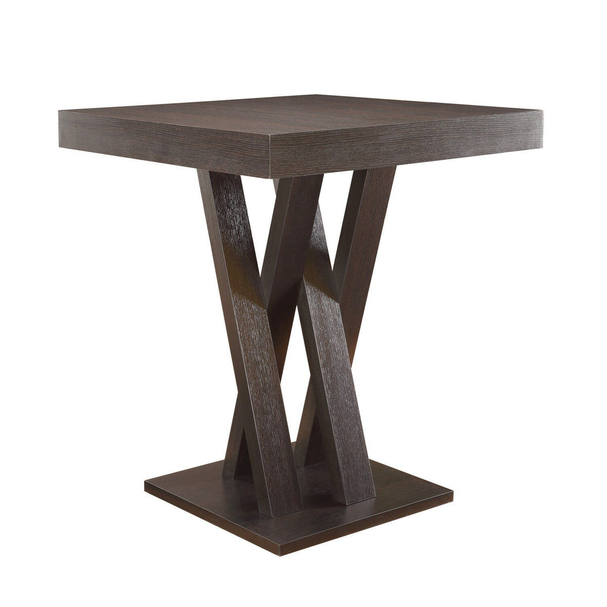 Cappuccino Square Counter Height Table L971917