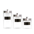 Glass Canisters Set of 3 B161218