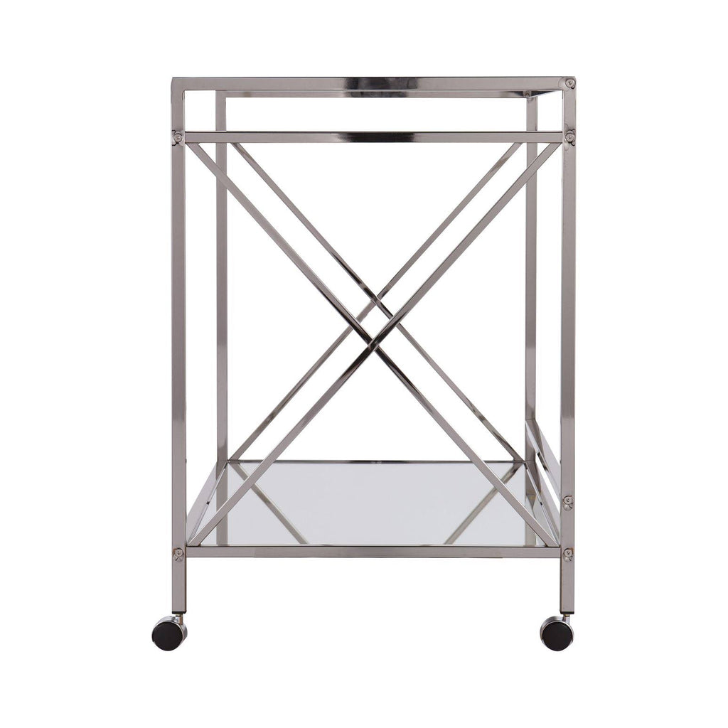 Silver Bar Cart W95436
