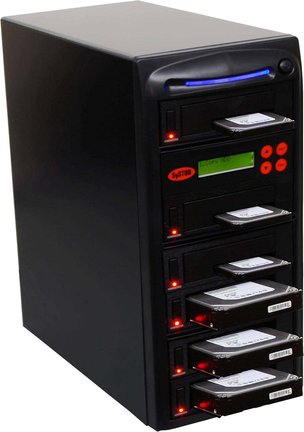 HDD/SSD Hard Drive Duplicator & Eraser for SATA 3.5 Disk & 2.5 Solid State Drives W98982