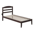 Solid Wood Platform Bed Twin XL Espresso O499