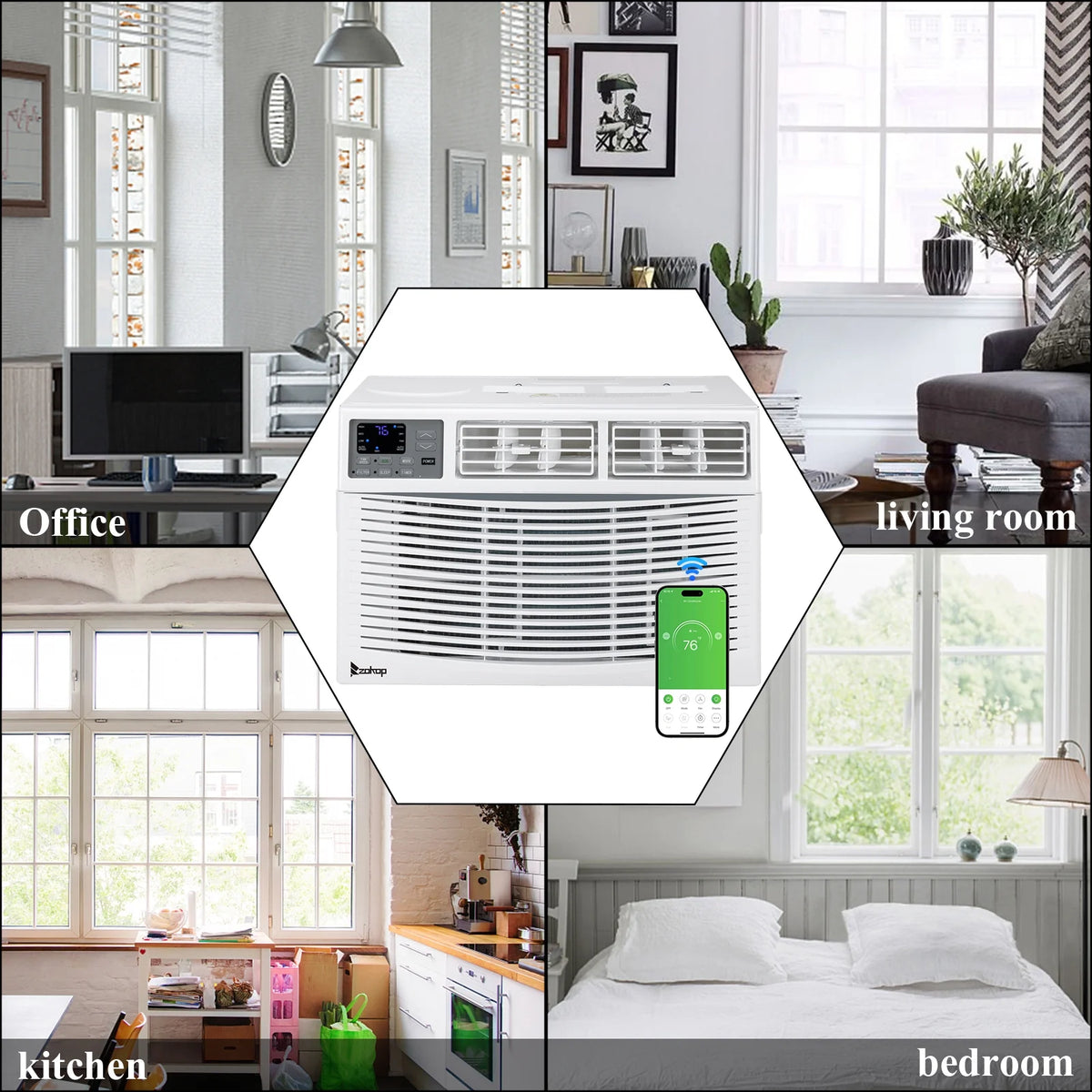 Ultra Quiet 8000 BTU Window Air Conditioner S678028