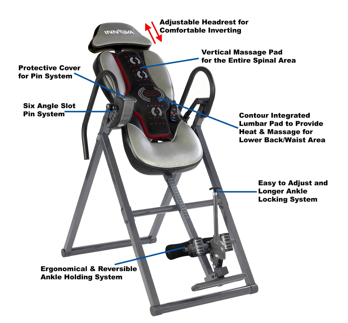 Inversion Table 300 lb Max Weight Capacity W707