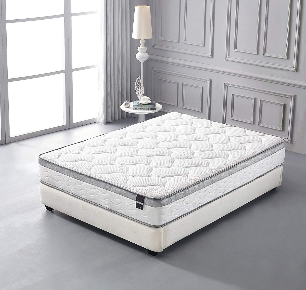 10 inch Memory Foam Spring Hybrid Queen Size Mattress U816