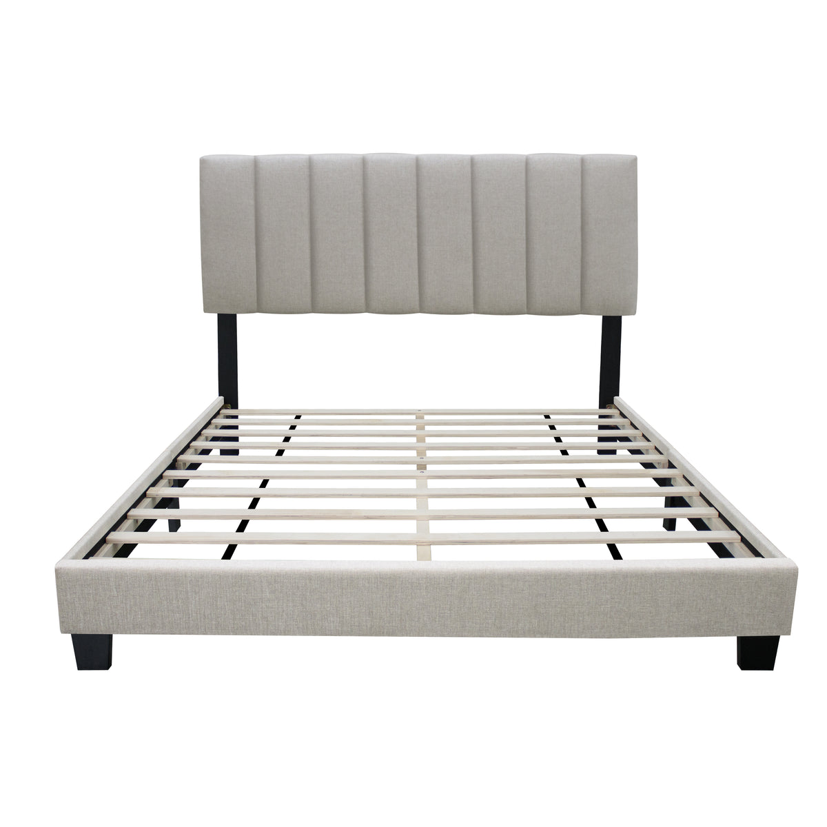 Queen Size Adjustable Upholstered Bed Frame R596516