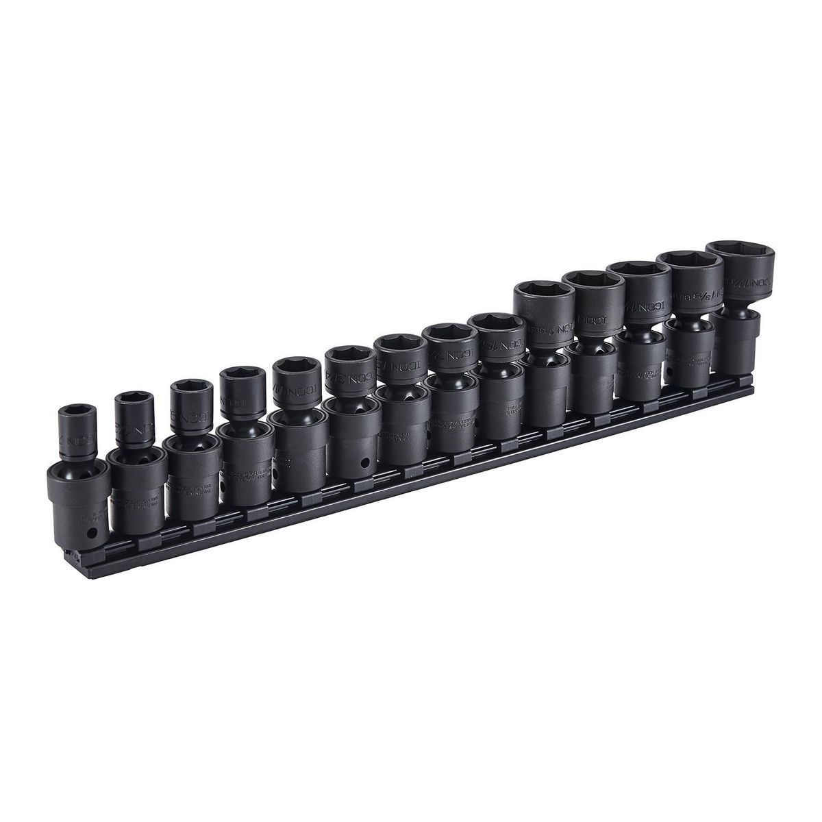 1/2 in. Drive SAE Impact Swivel Socket Set, 14-Piece J954898
