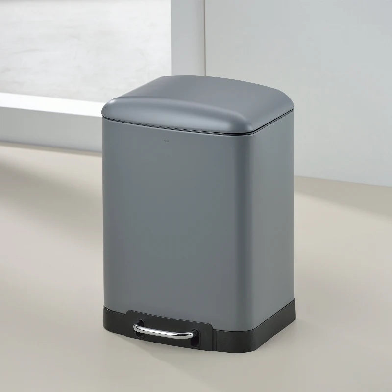 Grey 12L Pedal Bin T46724