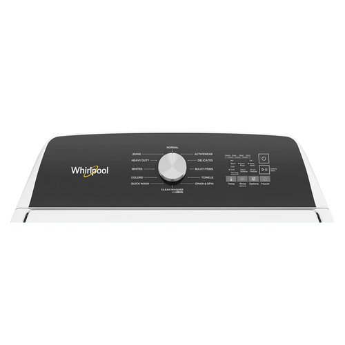 4.6 Cu. Ft. White Top Load Washer with Built-In Faucet P9673