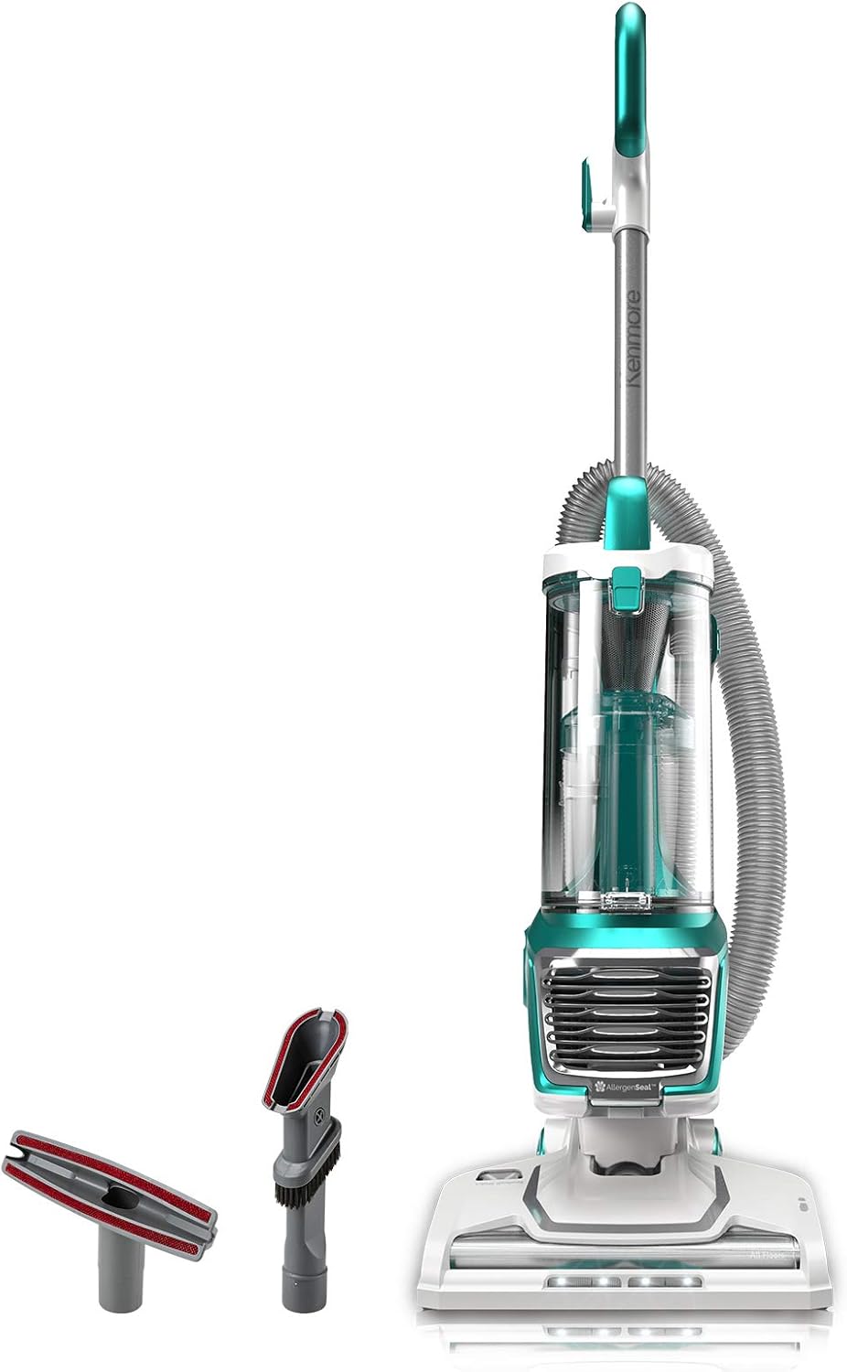 Bagless Upright Vacuum with HEPA Filter, 2 Cleaning Tools, Green R939624