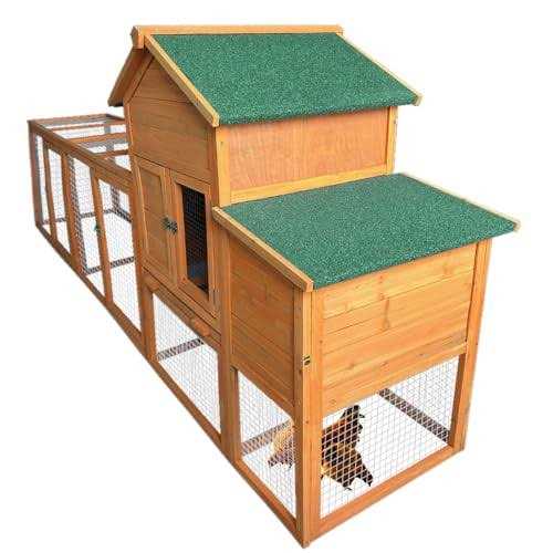 Chicken Coop with Nest Box and Removable Tray T239155