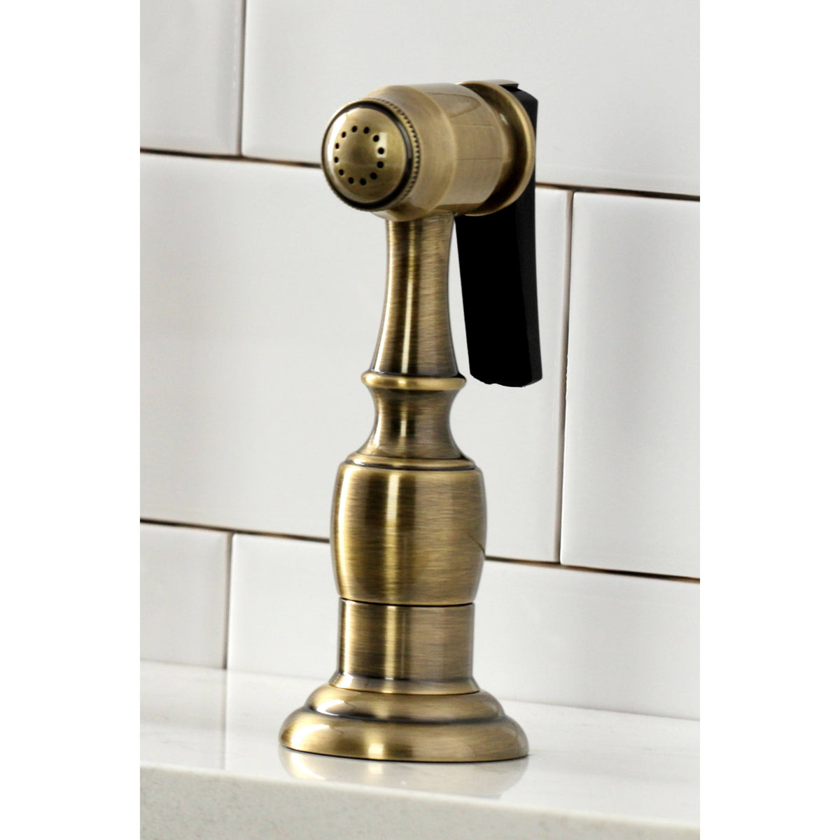 Kitchen Bridge Faucet with Brass Sprayer C79861