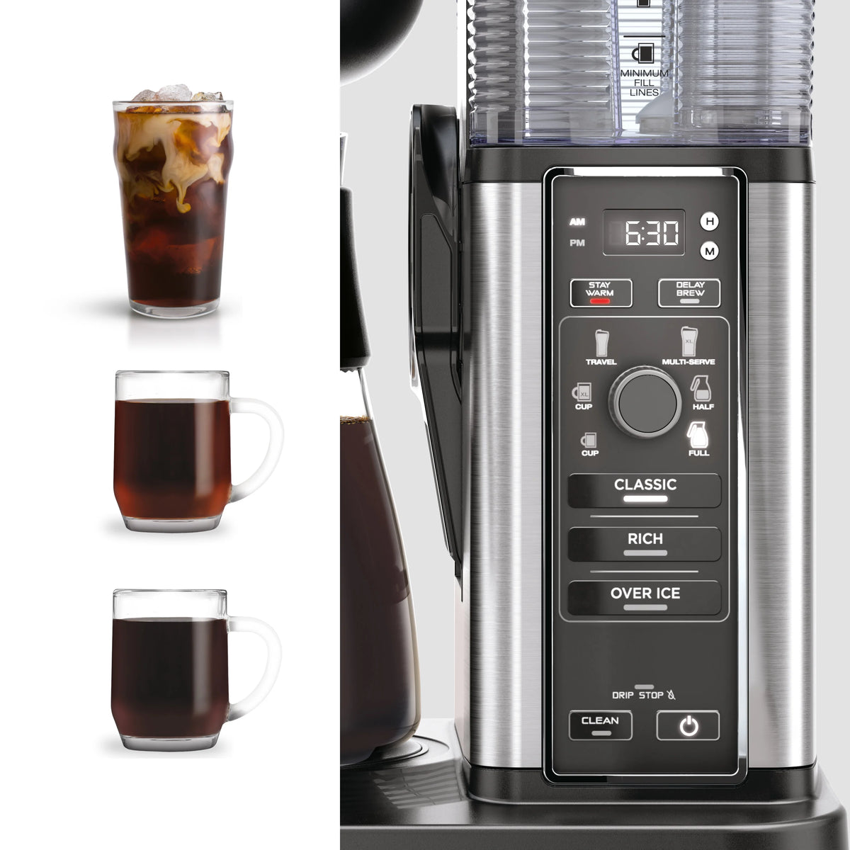 Hot & Iced Single Serve Drip Coffee Maker I36590