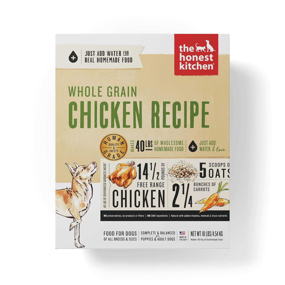 Dehydrated Whole Grain Chicken Dog Food K187237