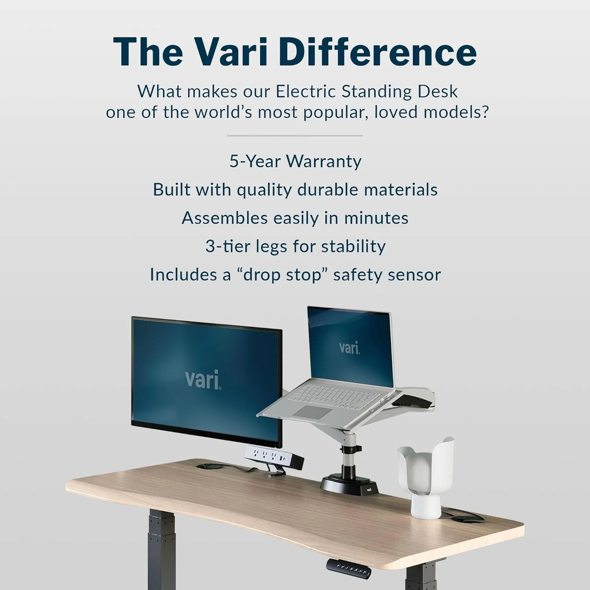 54” x 26" Ergonomic Height Adjustable Standing Desk H624