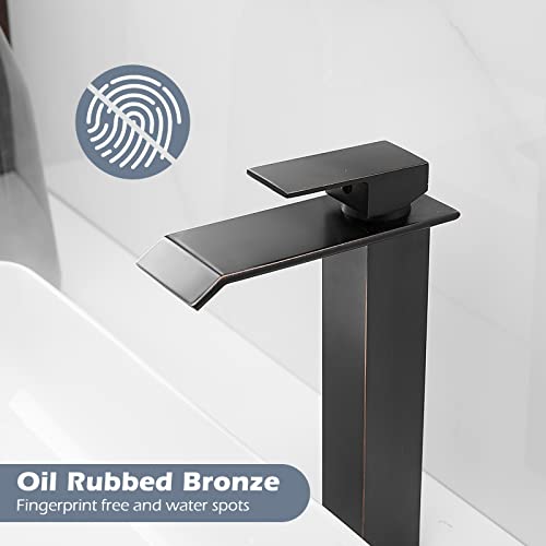 Brushed Nickel Waterfall Vessel Sink Faucet G989561