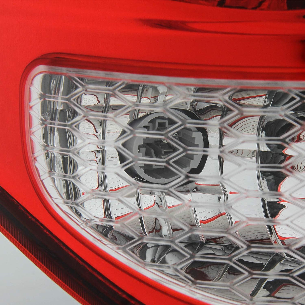 Chrome Red Clear Tail Brake Lights with Turn Signal I434425