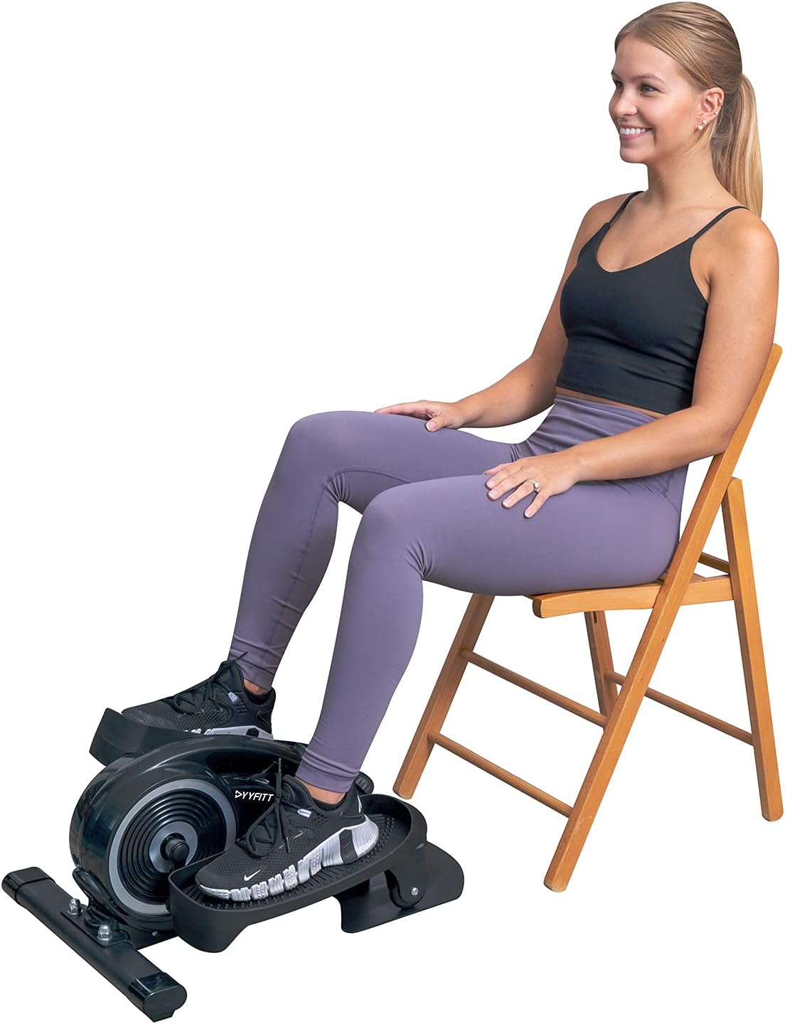 Under Desk Elliptical Machine with Magnetic Resistance and Adjustable Pedals O526