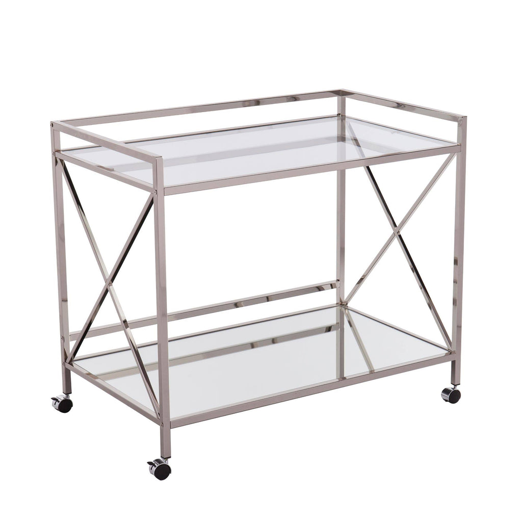 Silver Bar Cart W95436