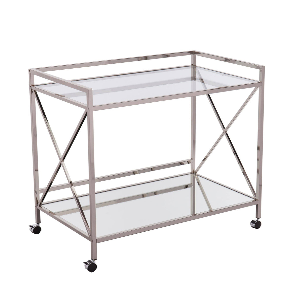 Silver Bar Cart W95436