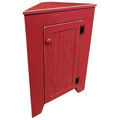 Antique Red Corner Storage Cabinet T37097
