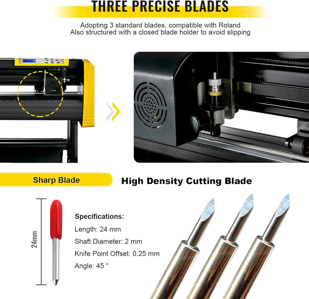 Vinyl Cutter Machine, 34 in Cutting Plotter with Floor Stand O3721