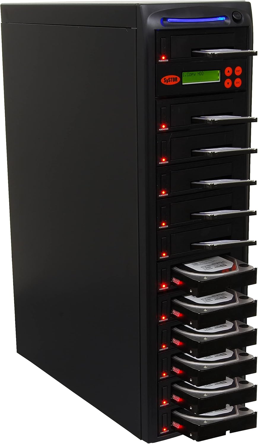 HDD/SSD Hard Drive Duplicator & Eraser for SATA 3.5 Disk & 2.5 Solid State Drives W98982
