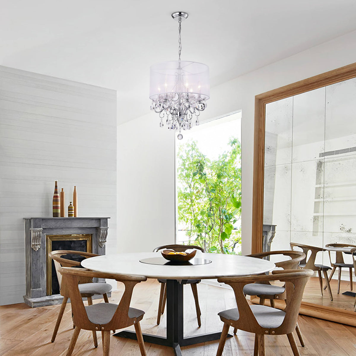 6-Light Candle Style Chandelier A678