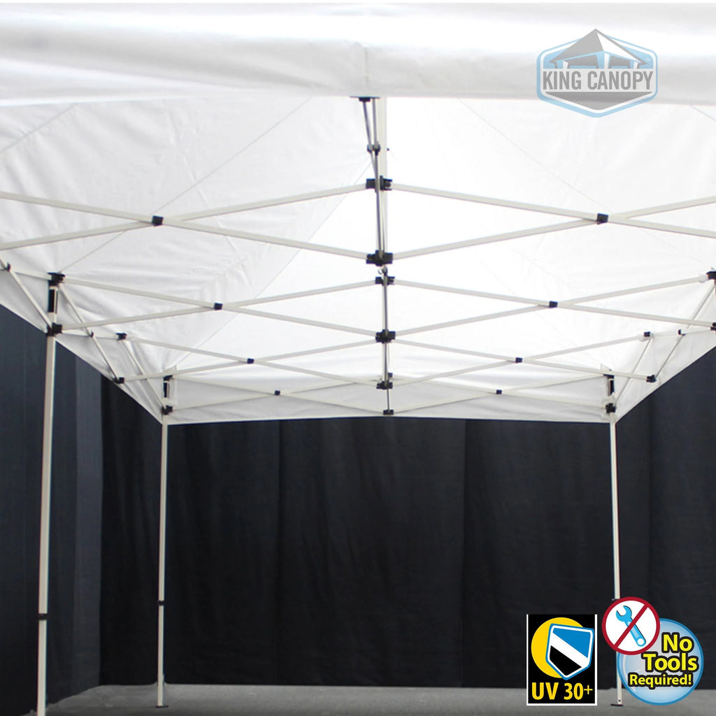 10 x 20 ft. White Frame Pop Up Tent with Red Cover P2623