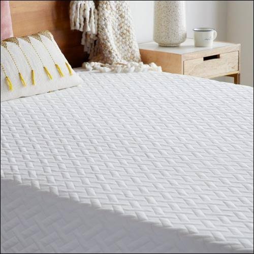 10 inch Gel Memory Foam Mattress California King White F466649