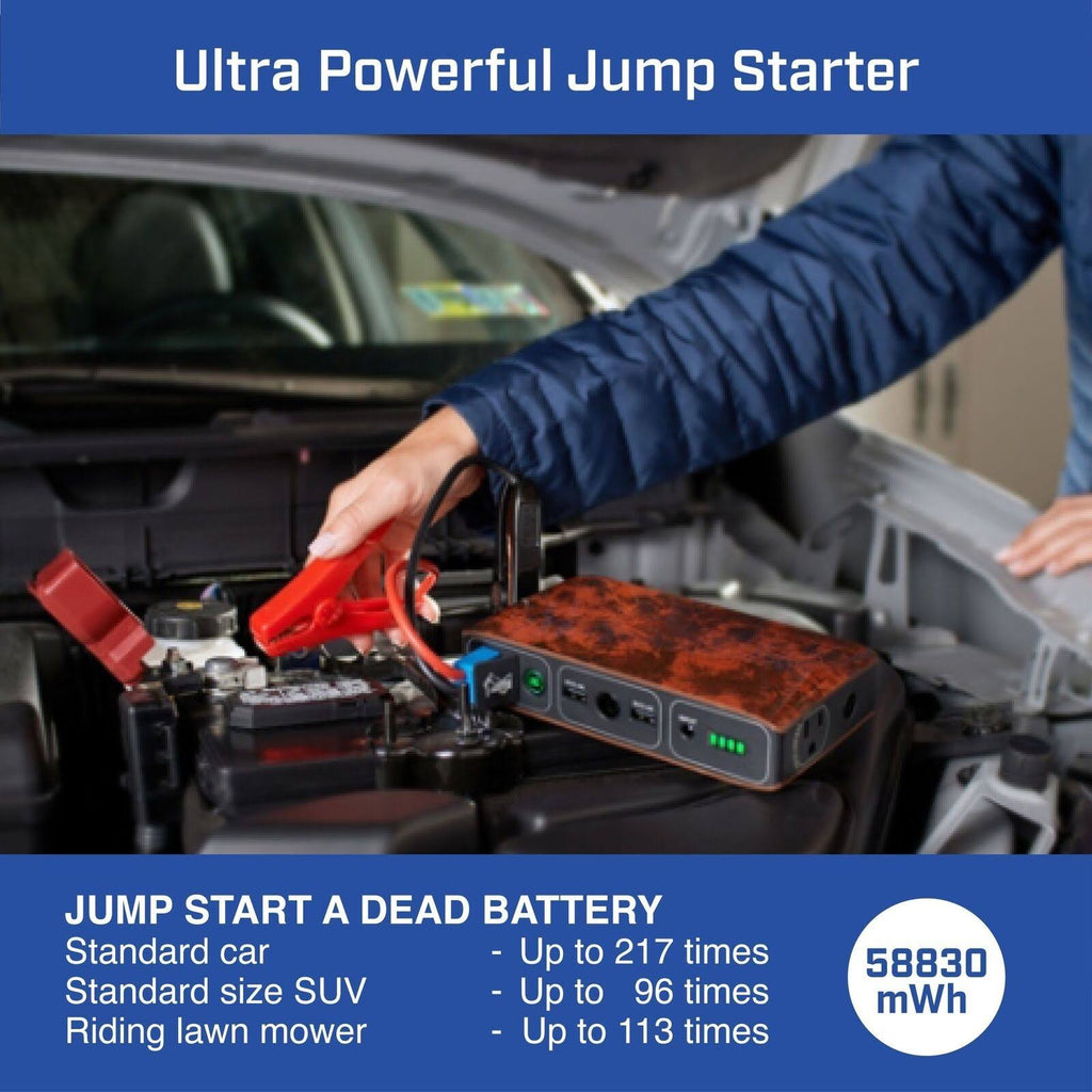 Portable Phone Laptop Charger Car Jump Starter with AC Outlet C5477