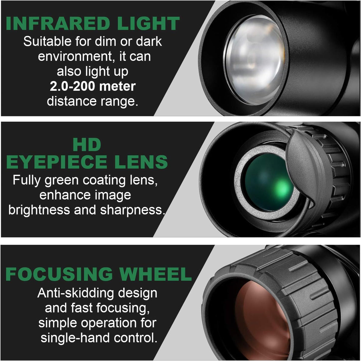 8x40 Infrared Night Vision Monocular Digital Camera R40717